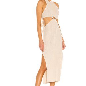 L'Academie Magnolia Midi Dress
